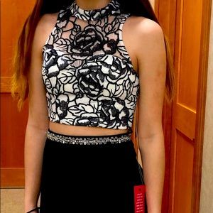 Two-Piece Prom Dress